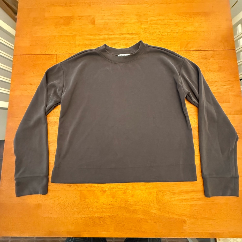 Athleta Warm Brown Soft Long Sleeve Top